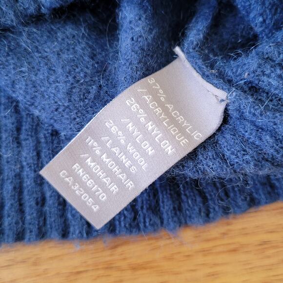 Standard Cloth Urabn Outfitters Pullover Henley Hood Sweater Men Large Blue - Picture 7 of 9